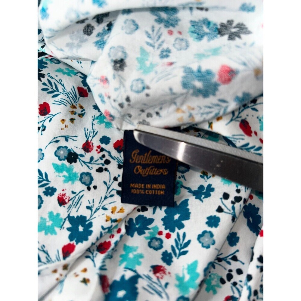 Men's Gentlemen's Outfitters Floral Short Sleeve Shirt Size 3X - Picture 7 of 7